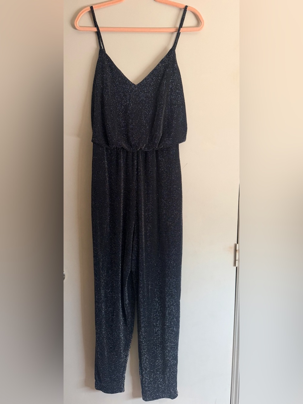 Eliza J Black Geometric Jumpsuit